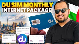 Du Sim Data Offfer | Dubai Sim Monthly Data Offer | Du Sim Monthly internet Package All