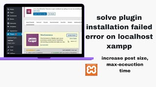 WordPress plugin update/installation failed | install WordPress plugin on localhost