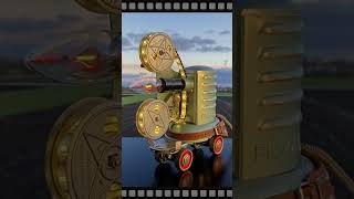 Upcycling of a 1940s Piccolo Film Projector