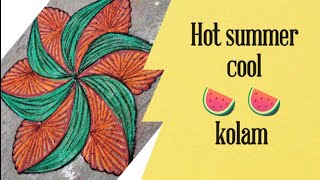 Hot summer cool watermelon koam