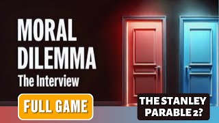 MORAL DILEMMA THE INTERVIEW Gameplay | Full Game