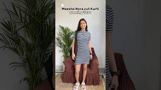 Meesho Naira cut Kurti starting  ₹235 🤯 #shorts #shortsvideo #meesho #meeshoapp #meeshohaul #viral