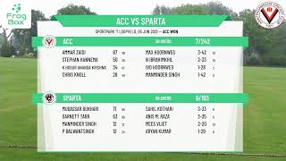 🔴LIVE: ACC vs Sparta | KNCB Topklasse Round 8 | Royal Dutch Cricket | 05-06-2021