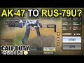 How to turn your AK-47 into RUS-79U? New Gunsmith Update 🥰 in COD Mobile | Call of Duty Mobile