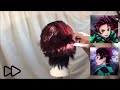 kimetsu no yaiba kamado tanjirō wig tutorial reupload old version