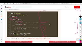 Arrange string characters such that lowercase letters should come first using python
