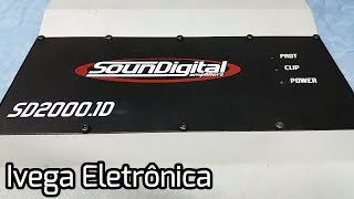 Soundigital SD2000.1D não liga , dicas de conserto