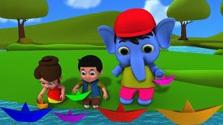 Naav Banao Naav Banao | नाव बनाओ | Hindi Rhymes For Kids | Hindi Balgeet