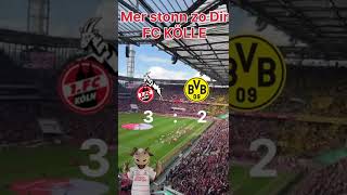 1. FC Köln vs Dortmund 3:2 (Hymne)