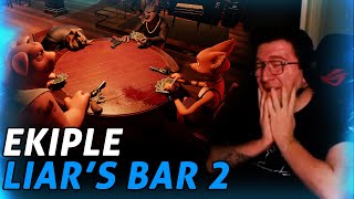 BEN BU OYUNDA DA ŞANSSIZIM! EKİPLE LIAR'S BAR 2 | EFE UYGAÇ OYUNDA