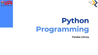 Membuat Dataframe Menggunakan Pandas Library (Python Programming)