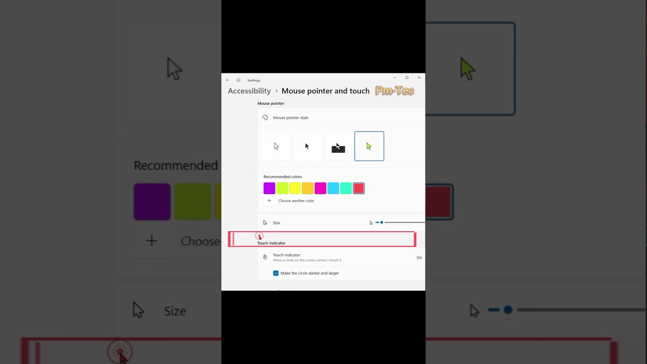 How To Change Mouse Pointer Colour In Windows 11 Photoshop Tutorial