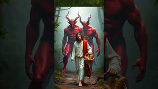 Devil Thank To Jesus 👿🙏😇 #jesus #devil #respect #god #jesuschrist #shorts