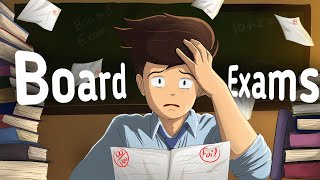 Life of a Class 10th Student || Ft. Board Exams || Animated Video