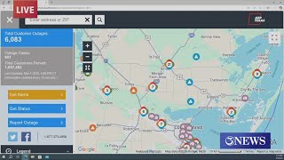 AEP outage map: Strong winds leave more than 4,000 without power across South Texas