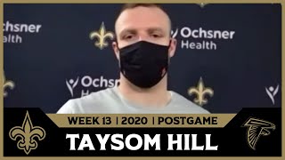 Taysom Hill on Week 13 Win | Saints-Falcons Postgame | Week 13 2020