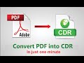 #how to Edit PDF file in CorelDRAW #pdf_to_cdr