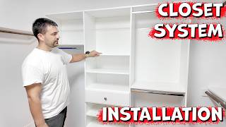 How To Install Closet Evolution Closet System Installation