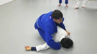 [주짓수기술/jiujitsu/柔術/bjj]사이드(곁누르기) 탈출4(4배속)