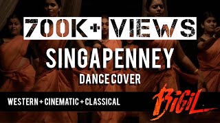 Bigil | Singappenney Dance Video | Thalapathy Vijay, Nayanthara | A.R Rahman | Atlee | DMNS | TDC