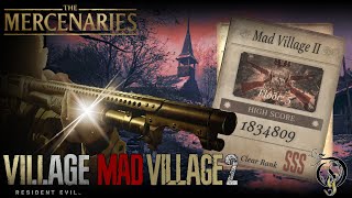 【バイオ8 マーセナリーズ】#8 ステージ MAD VILLAGEⅡ/SSS RANK・RE8 THE MERCENARIES