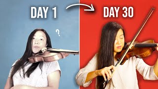 I Tried to Learn the Violin in 30 Days