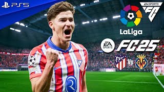 Atlético Madrid vs Villarreal CF | LaLiga 24/25 | HD Gameplay