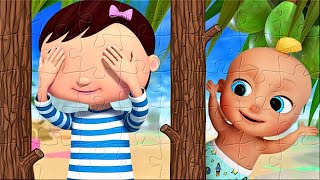 Little Baby Bum feat Looloo Kids | Hide and Seek | Jigsaw Puzzle Game