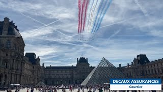 Patrouille de France du Louvre ✈️ - Défilé du 14 juillet 2022 - Bonne Fête Nationale