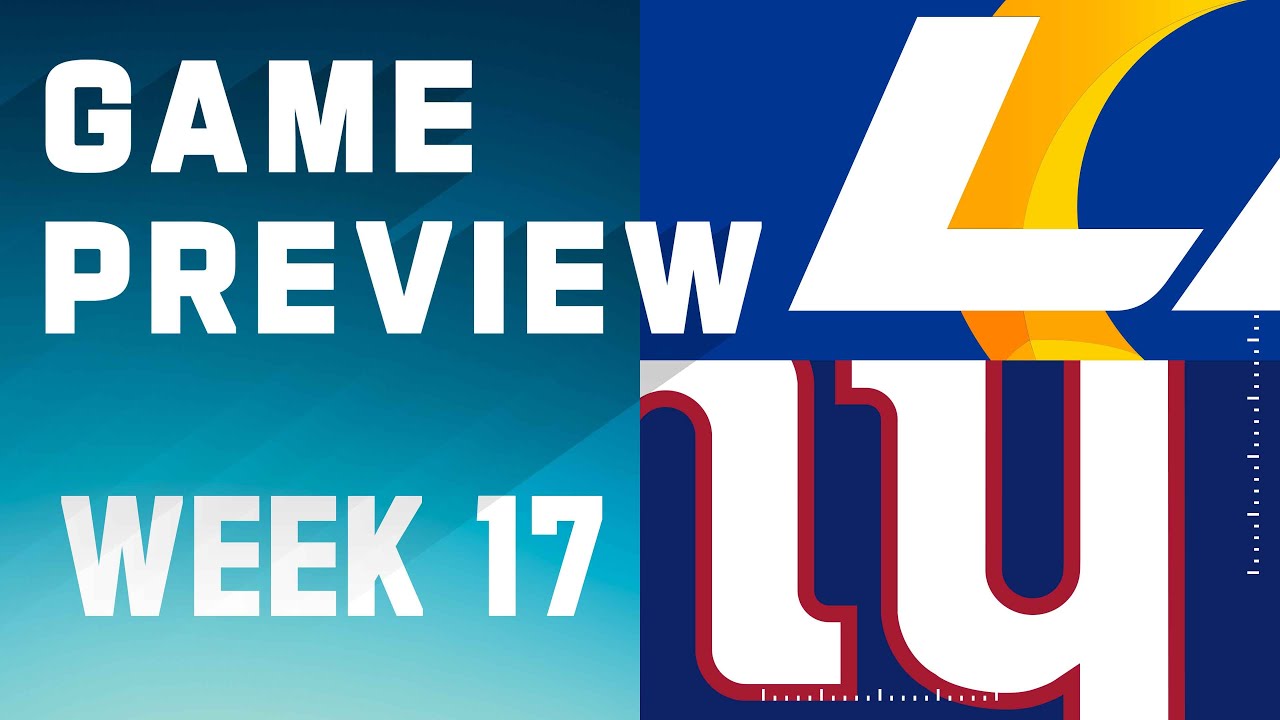 Los Angeles Rams Vs. New York Giants | 2023 Week 17 Game Preview - YouTube