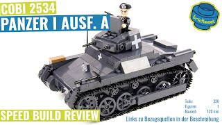 COBI 2534 Panzer I Ausf. A - Speed Build Review