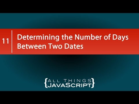 Determining the Number of Days Between Two Dates Determining the Number of Days Between Two Dates
