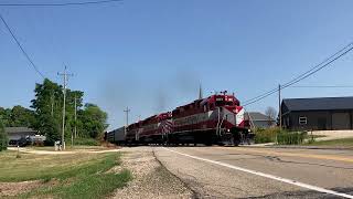 WAMX 3893, WAMX 4180, \u0026 WAMX 3894 Lead WSOR L599 Through Woodland, WI @ 9:45am on 7/3/23!!!!