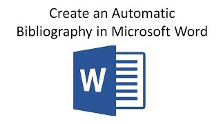 Create an Automatic Bibliography in Microsoft Word
