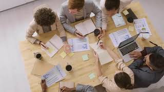 Office Video | People Working As A Team | Group Meeting | Business | Free Stock Footage