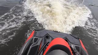 2019 sea doo RXT-X 300 exhaust sounds in water