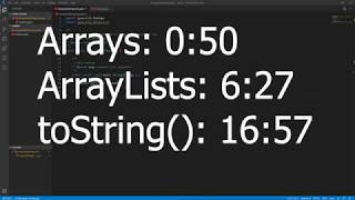 Arrays, ArrayLists, and toString in Java