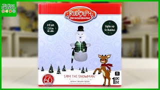 Gemmy 8FT SAM THE SNOWMAN Airblown Inflatable Review! (Tis Your Season 2024 Exclusive)