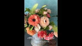 CRAFTED TO BLOOM'S Peach Small Garden Bouquets