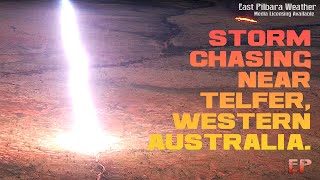 Storm chasing near Telfer, Western Australia.