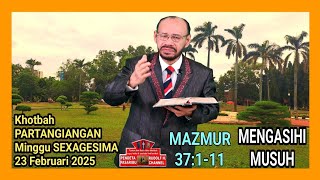 MENGASIHI MUSUH – Mazmur 37:1-11