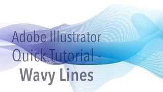 Illustrator Tutorial - Wavy Lines