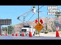 GTA 5 Mods - New Working Construction Bucket Truck - Utility Truck Interaction