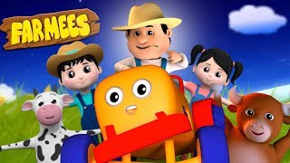 เกษตรกรในเดอะเดลล์ | เพลงของเด็ก | บทกวีสำหรับเด็ก | Nursery Rhymes | Farmer In The Dell In Thai