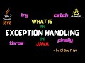 Exception Handling in Java| lec 67| Java Tutorial| Bhanupriya