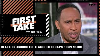 Stephen A. on how players and coaches are reacting to Ime Udoka's suspension | First Take