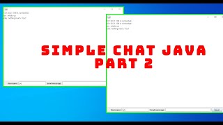 Simple Chat Java Part 2: Creating Client, Handler and Message