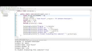How to Declare Java Constants