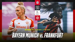 Bayern Munich vs. Eintracht Frankfurt | Frauen Bundesliga 2023-24 Matchday 4 Full Match