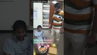 Prathu b'day celebration  / Homemade cake